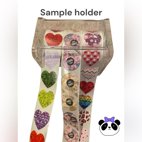⭐️3 for $22- 500 ct. 1” Thank you stickers/labels, Pink& Purple  •• NEW Freebie! - Picture 5 of 8